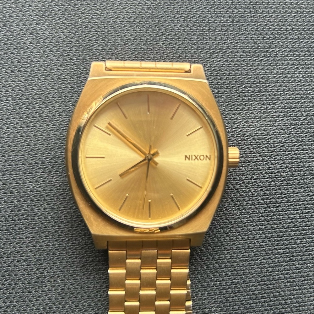 Nixon gold watch